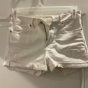 Old Navy Women's Cream Jean Shorts